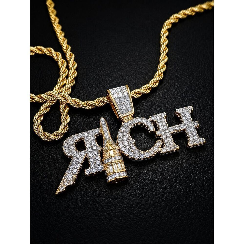 Two Tone RICH Necklace 